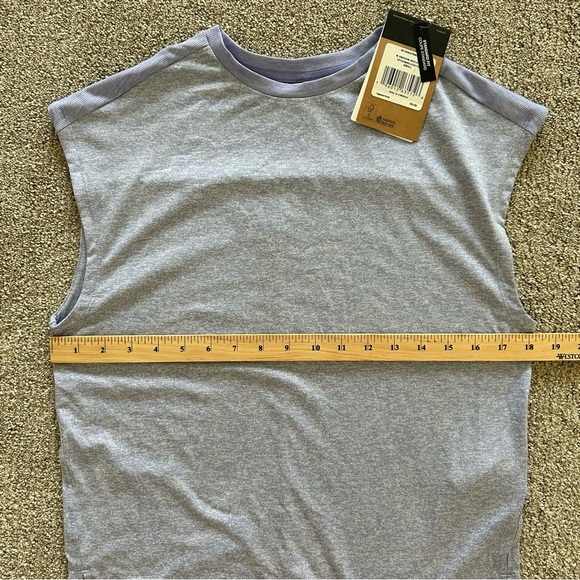The‎ North Face Dawndream Muscle Tee Deep Periwinkle Heather Size Small - Picture 6 of 10